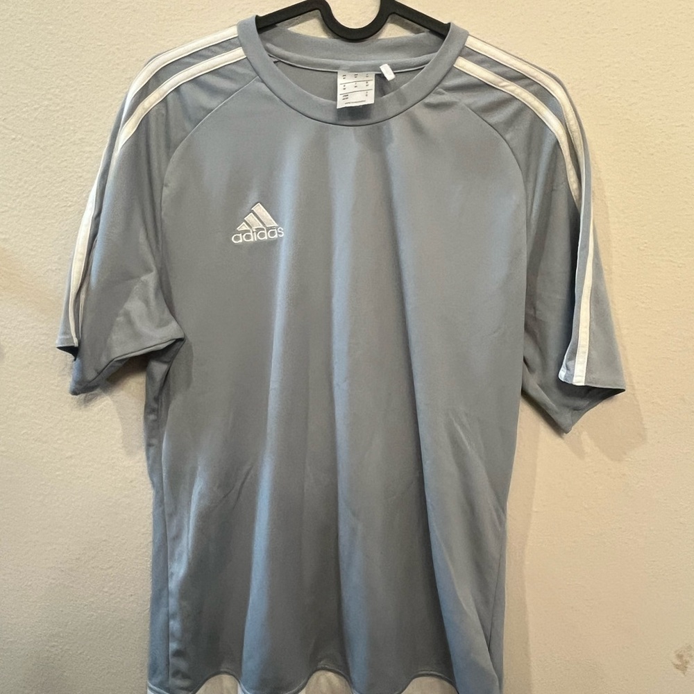 Adidas Men's Gray Short Sleeve Tee